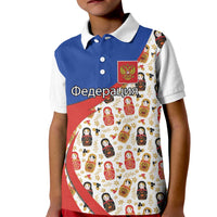Russian Doll Kid Polo Shirt Flag Color Style No1 - Wonder Print Shop