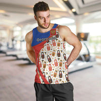 Russian Doll Men Tank Top Flag Color Style No1 - Wonder Print Shop