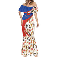 Russian Doll Mermaid Dress Flag Color Style No1 - Wonder Print Shop