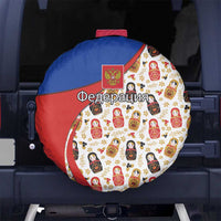 Russian Doll Spare Tire Cover Flag Color Style No1 - Wonder Print Shop