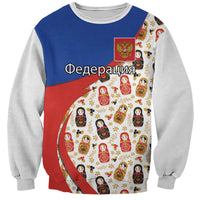 Russian Doll Sweatshirt Flag Color Style No1 - Wonder Print Shop