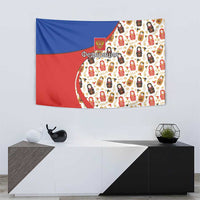 Russian Doll Tapestry Flag Color Style No1 - Wonder Print Shop
