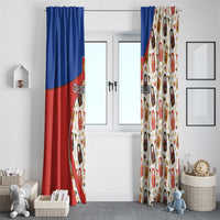 Russian Doll Window Curtain Flag Color Style No1 - Wonder Print Shop