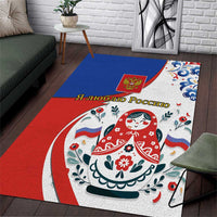 Matryoshka Doll Area Rug Flag Color Style No2 - Wonder Print Shop