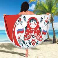 Matryoshka Doll Beach Blanket Flag Color Style No2 - Wonder Print Shop