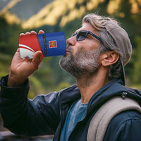 Matryoshka Doll 4 in 1 Can Cooler Tumbler Flag Color Style No2 - Wonder Print Shop