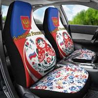 Matryoshka Doll Car Seat Cover Flag Color Style No2 - Wonder Print Shop