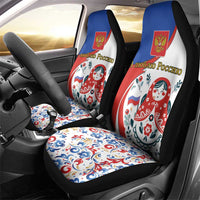Matryoshka Doll Car Seat Cover Flag Color Style No2 - Wonder Print Shop