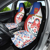 Matryoshka Doll Car Seat Cover Flag Color Style No2 - Wonder Print Shop