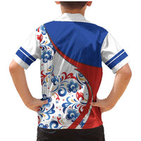 Matryoshka Doll Family Matching Mermaid Dress and Hawaiian Shirt Flag Color Style No2 - Wonder Print Shop