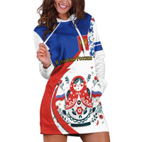 Matryoshka Doll Hoodie Dress Flag Color Style No2 - Wonder Print Shop