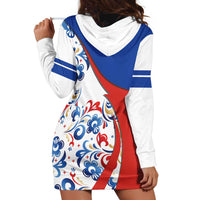 Matryoshka Doll Hoodie Dress Flag Color Style No2 - Wonder Print Shop