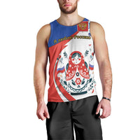 Matryoshka Doll Men Tank Top Flag Color Style No2 - Wonder Print Shop