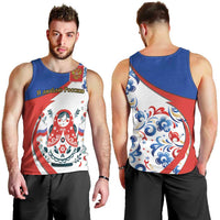 Matryoshka Doll Men Tank Top Flag Color Style No2 - Wonder Print Shop