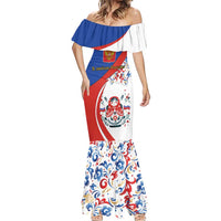 Matryoshka Doll Mermaid Dress Flag Color Style No2 - Wonder Print Shop