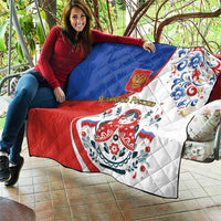 Matryoshka Doll Quilt Flag Color Style No2 - Wonder Print Shop