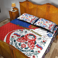 Matryoshka Doll Quilt Bed Set Flag Color Style No2 - Wonder Print Shop