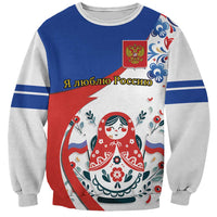 Matryoshka Doll Sweatshirt Flag Color Style No2 - Wonder Print Shop