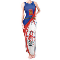 Matryoshka Doll Tank Maxi Dress Flag Color Style No2 - Wonder Print Shop