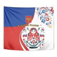 Matryoshka Doll Tapestry Flag Color Style No2 - Wonder Print Shop