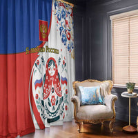 Matryoshka Doll Window Curtain Flag Color Style No2 - Wonder Print Shop