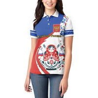 Matryoshka Doll Women Polo Shirt Flag Color Style No2 - Wonder Print Shop