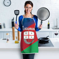 Italy Liguria Apron Emblem With Flag Style - Wonder Print Shop