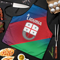 Italy Liguria Apron Emblem With Flag Style - Wonder Print Shop