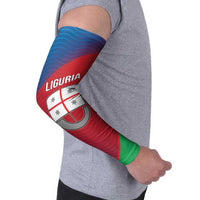 Italy Liguria Arm Sleeves Emblem With Flag Style - Wonder Print Shop