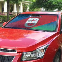 Italy Liguria Auto Sun Shade Emblem With Flag Style - Wonder Print Shop