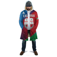 Italy Liguria Cloak Emblem With Flag Style - Wonder Print Shop