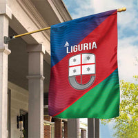 Italy Liguria Garden Flag Emblem With Flag Style - Wonder Print Shop