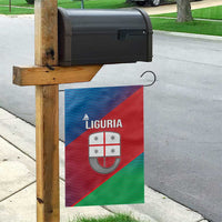 Italy Liguria Garden Flag Emblem With Flag Style - Wonder Print Shop