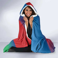 Italy Liguria Hooded Blanket Emblem With Flag Style - Wonder Print Shop