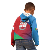 Italy Liguria Kid Hoodie Emblem With Flag Style LT19