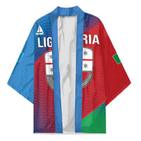 Italy Liguria Kimono Emblem With Flag Style - Wonder Print Shop