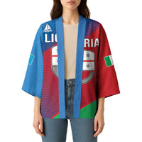 Italy Liguria Kimono Emblem With Flag Style - Wonder Print Shop