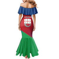 Italy Liguria Mermaid Dress Emblem With Flag Style LT19