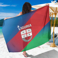 Italy Liguria Sarong Emblem With Flag Style - Wonder Print Shop