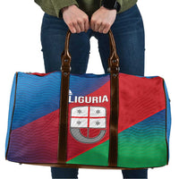 Italy Liguria Travel Bag Emblem With Flag Style - Wonder Print Shop