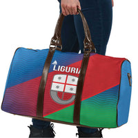 Italy Liguria Travel Bag Emblem With Flag Style - Wonder Print Shop