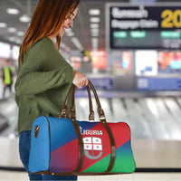 Italy Liguria Travel Bag Emblem With Flag Style - Wonder Print Shop