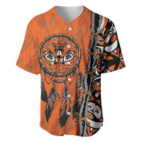 Canada Indigenous Orange Shirt Day Baseball Jersey Haida Dreamcatcher Art