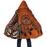 Canada Indigenous Orange Shirt Day Cloak Haida Dreamcatcher Art