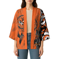 Canada Indigenous Orange Shirt Day Kimono Haida Dreamcatcher Art