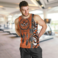 Canada Indigenous Orange Shirt Day Men Tank Top Haida Dreamcatcher Art