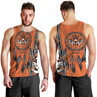Canada Indigenous Orange Shirt Day Men Tank Top Haida Dreamcatcher Art