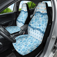 Oktoberfest Bavarian Heritage Car Seat Cover Edelweiss Beer Festival Blue Pattern