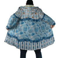 Oktoberfest Bavarian Heritage Cloak Edelweiss Beer Festival Blue Pattern