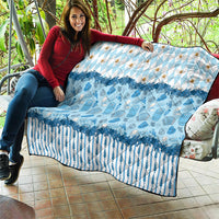 Oktoberfest Bavarian Heritage Quilt Edelweiss Beer Festival Blue Pattern
